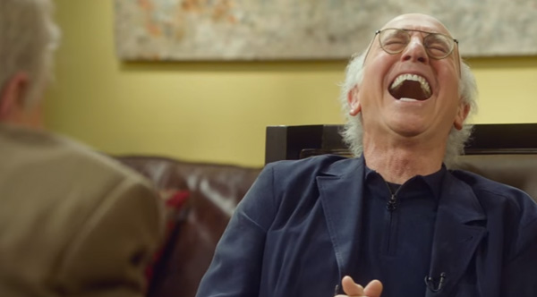Larry David Can't Stop Laughing At Martin Short On Jiminy Glick's
