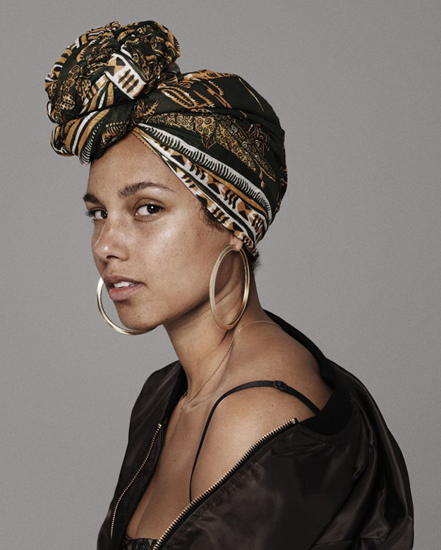 alicia keys no makeup