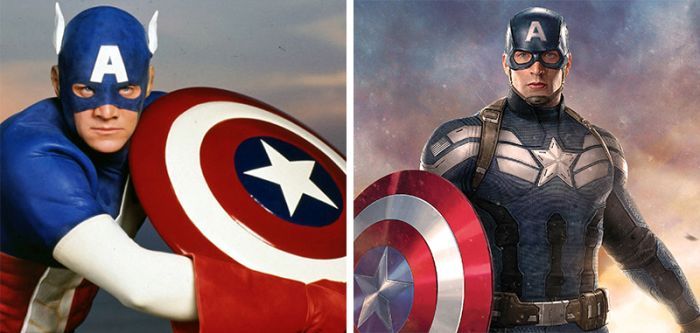 superheroes then and now