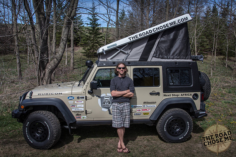 guy turns jeep into home travel africa