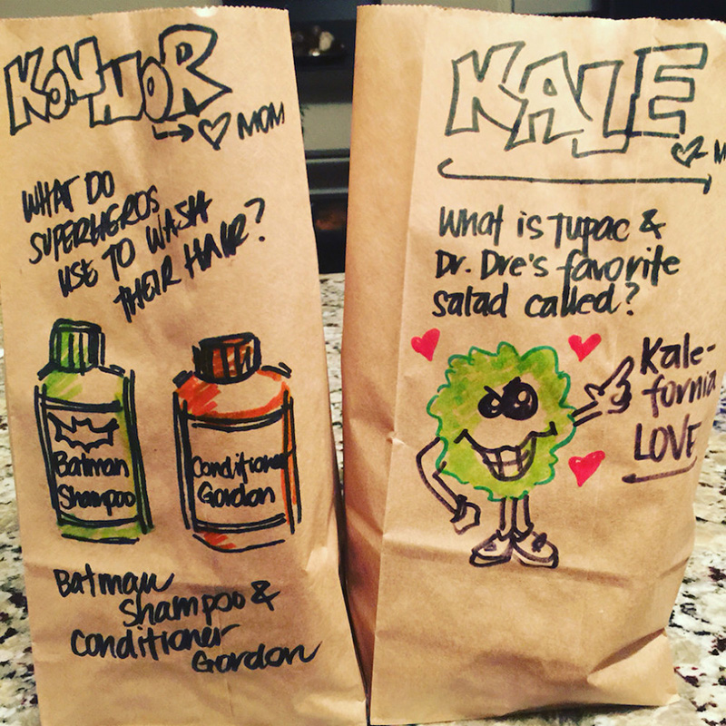 This Mom Sends Her 2 Boys To School Every Day With Hilarious Lunchbag Puns