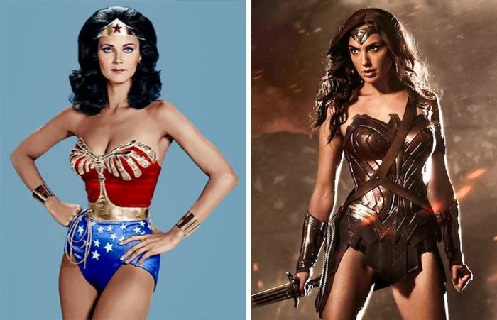 superheroes then and now
