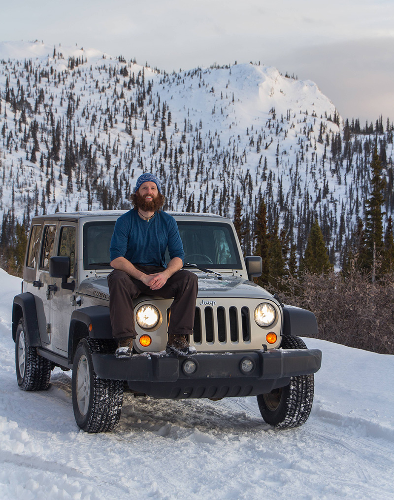 guy turns jeep into home travel africa