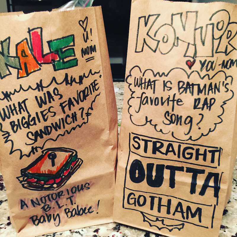 This Mom Sends Her 2 Boys To School Every Day With Hilarious Lunchbag Puns