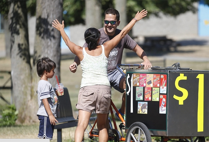 buffalo ice cream man free good news