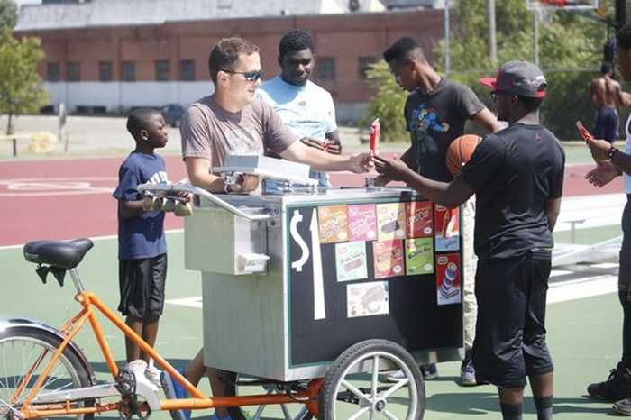 buffalo ice cream man free good news