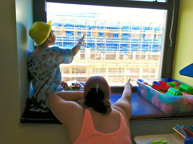 construction worker waldo for hospital kids
