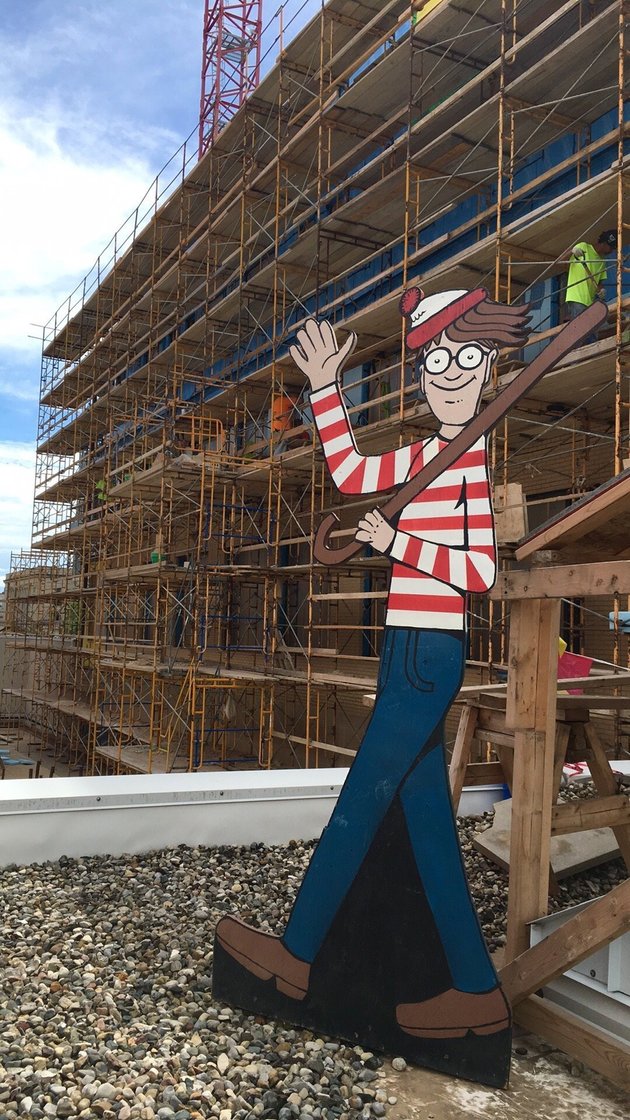 construction worker waldo for hospital kids