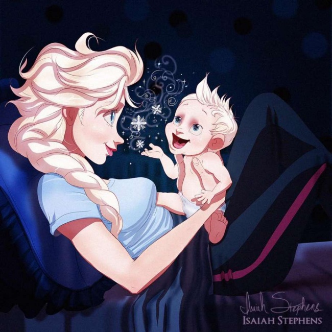 Here's What Disney Princesses Would Look Like If They Became Moms