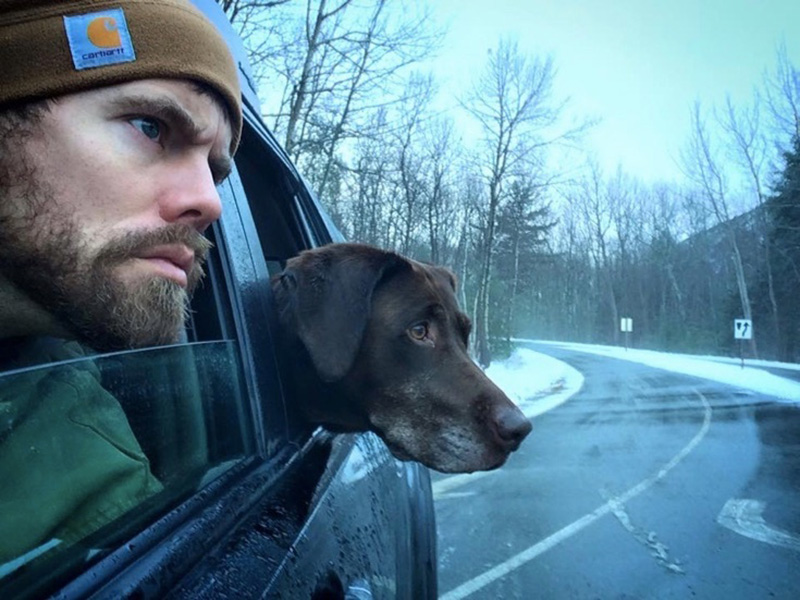 guy takes dying dog on farewell trip of lifetime