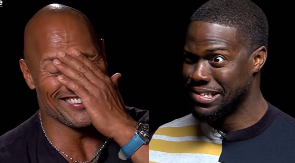 Kevin Hart And The Rock Impersonate Each Other In This Hilarious Interview Kevin Hart And The Rock Impersonate Each Other In This Hilarious Interview