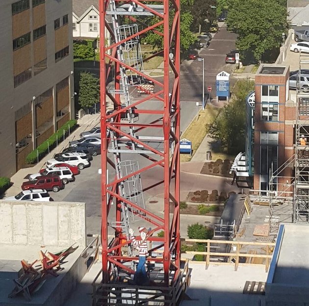 construction worker waldo for hospital kids