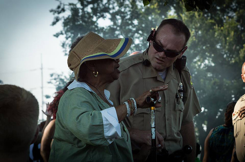 black lives matter cookout with cops