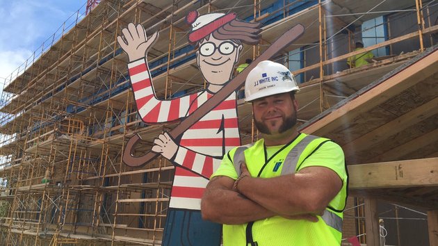 construction worker waldo for hospital kids