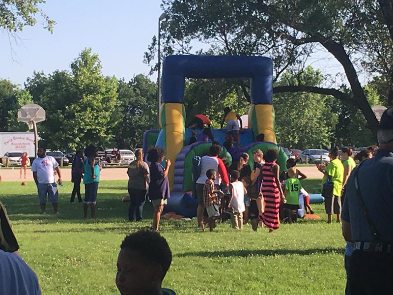 black lives matter cookout with cops