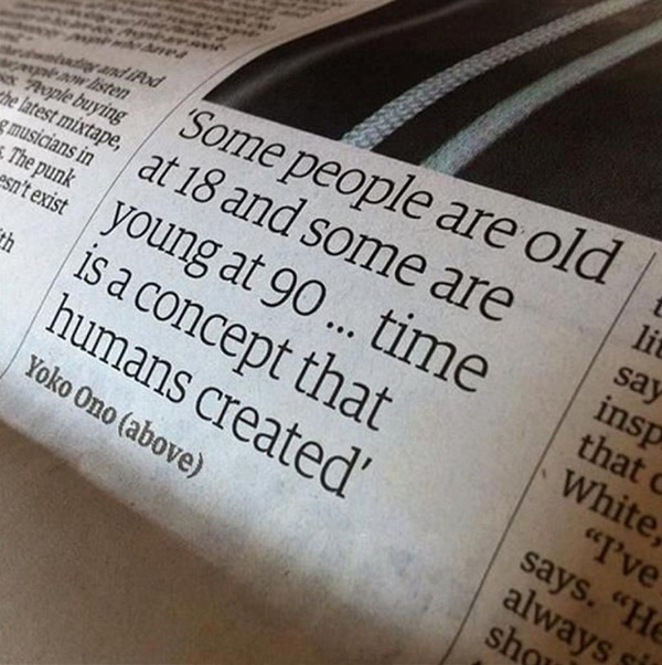 Time is a concept that humans created