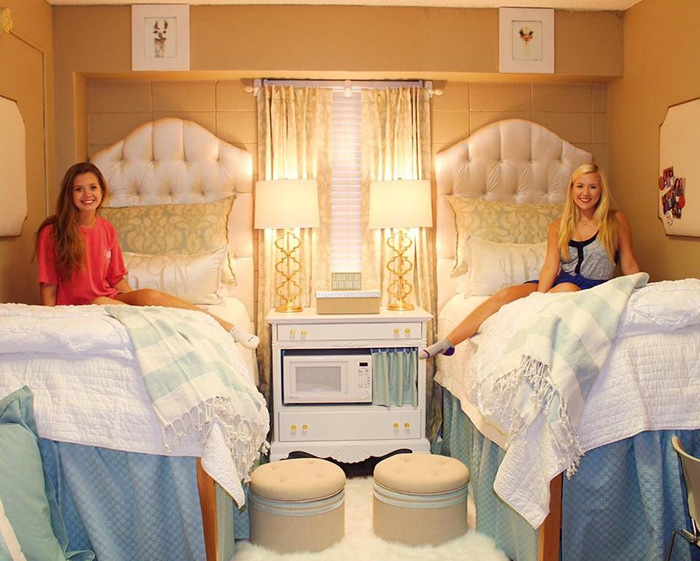 beautiful dorm room 2 girls ole miss