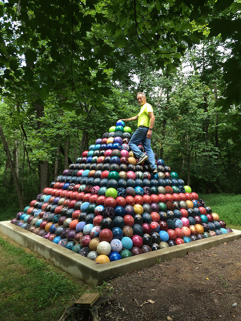 bowling ball pyramid