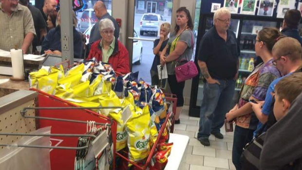 hungover guy saves restaurant fish and chips