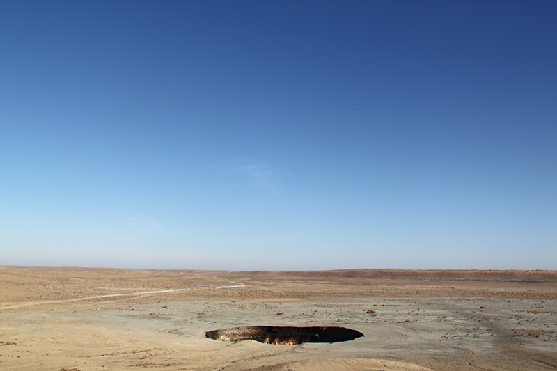 door to hell gas fire underground