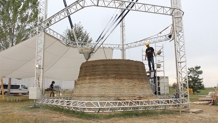 3D printer mud houses