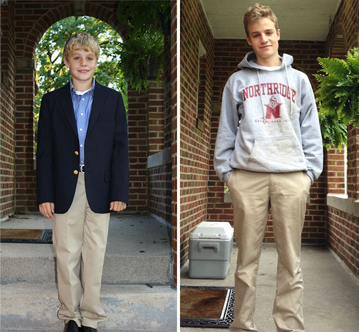 first day of school vs last