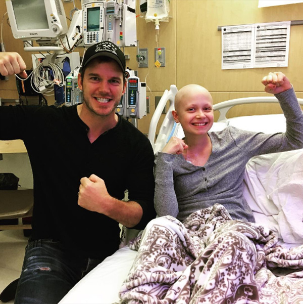 Chris Pratt childrens hospital