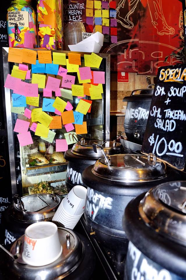 Melbourne soup for homeless pay it forward