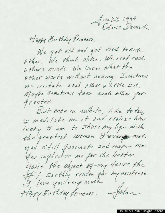 johnny cash love letter to june carter