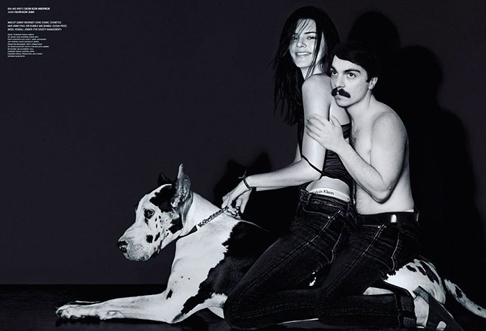 guy photoshops himself into Kendall Jenner photos