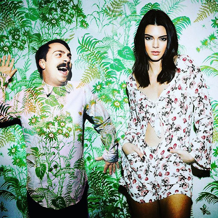 guy photoshops himself into Kendall Jenner photos