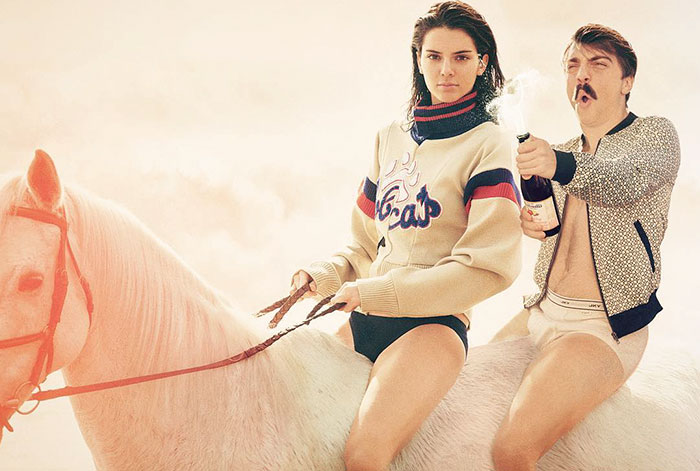 guy photoshops himself into Kendall Jenner photos