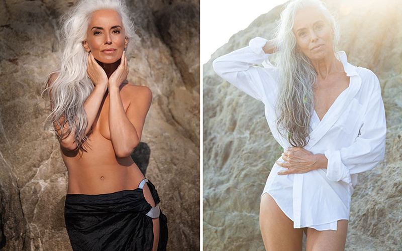 61 year old swim model beautiful