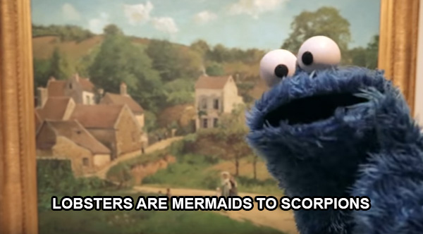 cookie monster shower thoughts