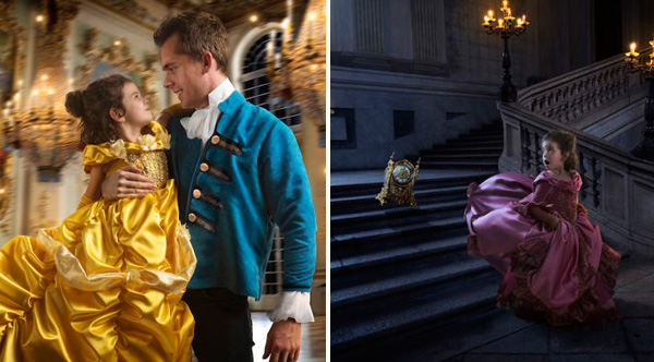 Dad And Daughter Create Magical Beauty And The Beast Photo Shoot