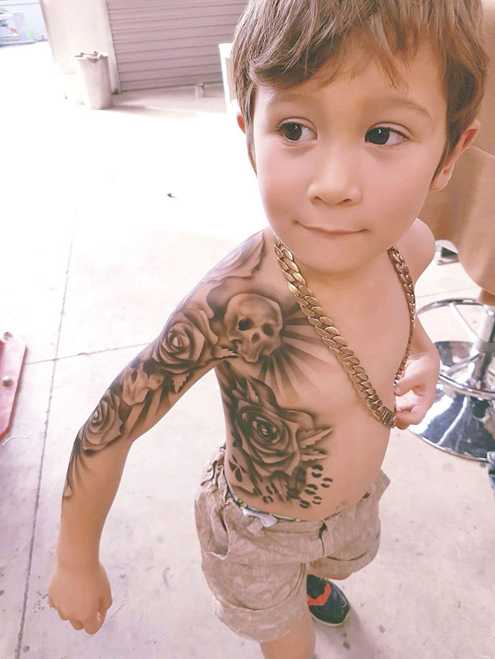 tattoo artist temporary tattoos sick kids