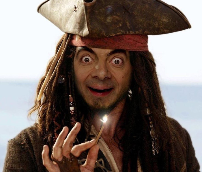 anything photoshop mr bean hilarious