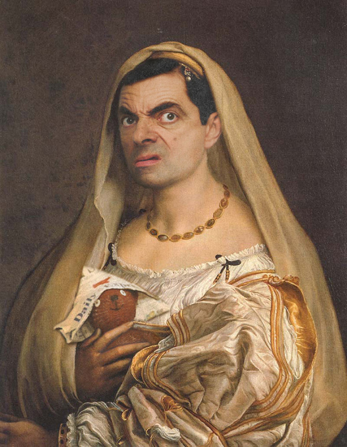 anything photoshop mr bean hilarious