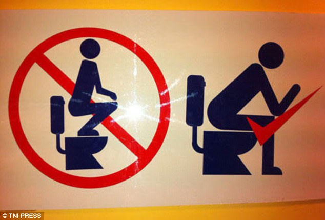 funny bathroom signs around world