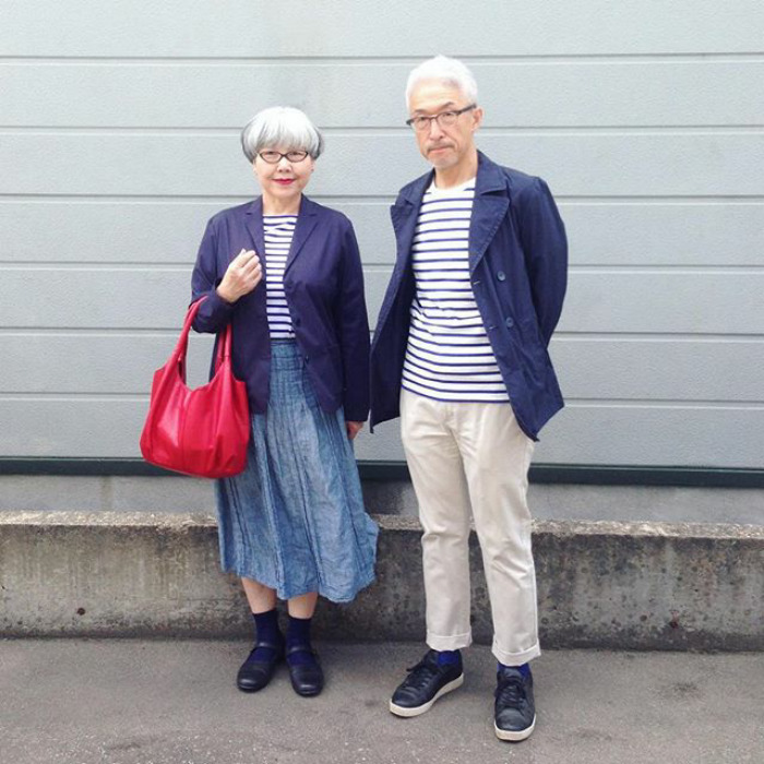 This Adorable Couple In Their 60s Coordinates Their Outfits Every Day