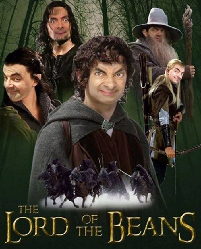 anything photoshop mr bean hilarious