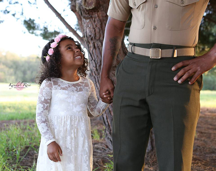 marine dad tea party