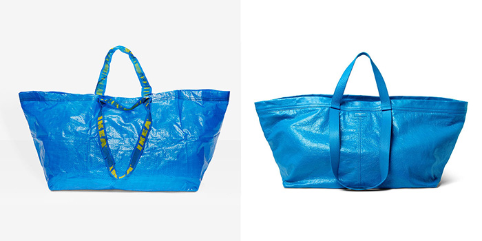 IKEA funny response to blue bag lookalike
