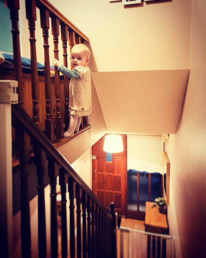 dad photoshops kid into dangerous situations funny