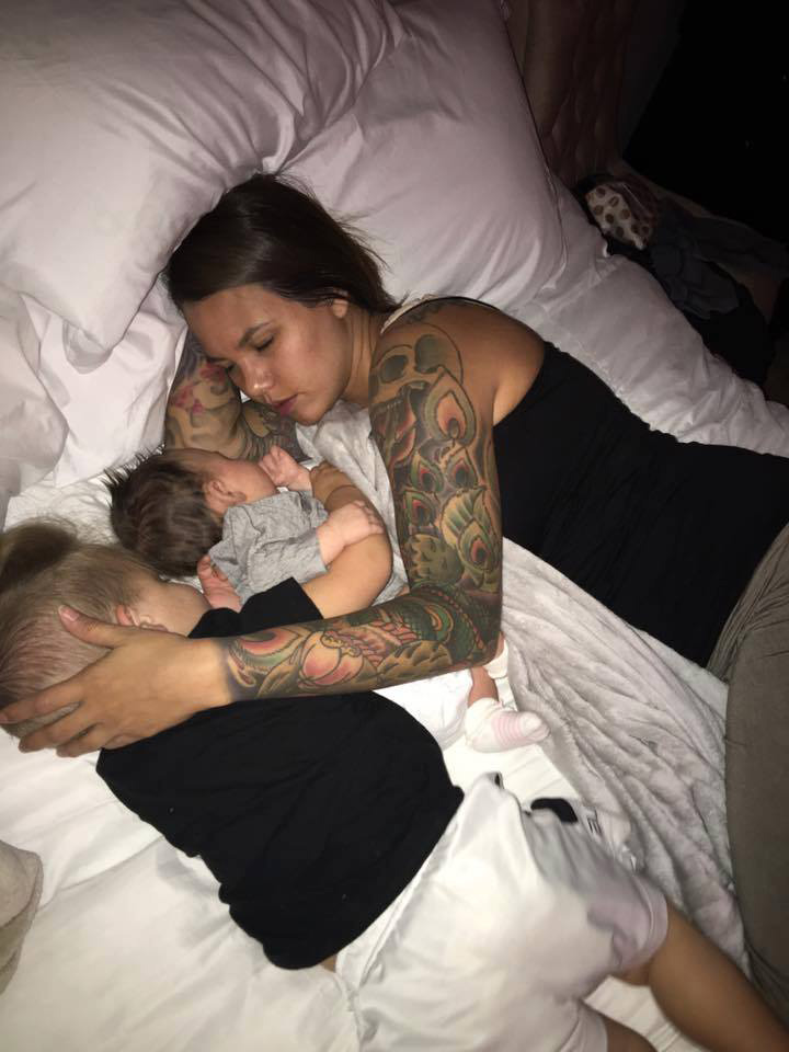 Husband Has A Wonderful Response To People Who Complain About Co-Sleeping pic