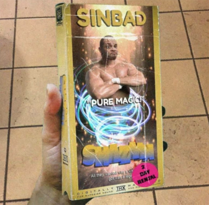 shazaam sinbad april fools