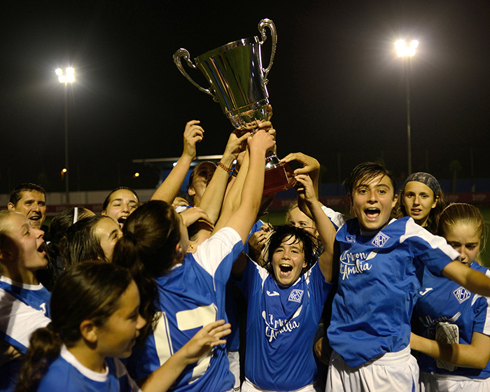 girls soccer team wins boys league