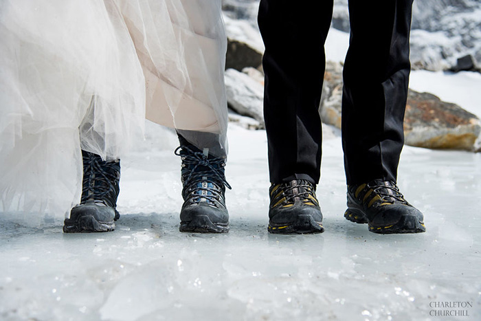 couple married mount everest pictures