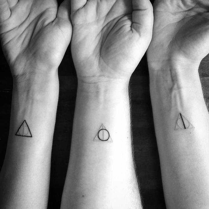 harry potter tattoos three brothers