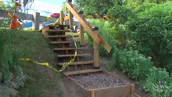 man builds stairs for park after huge estimate
